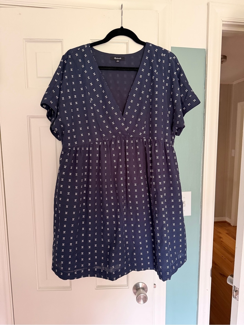 Madewell embroidered dress